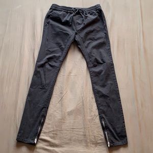 PacSun Black Skinny Jogger Pants